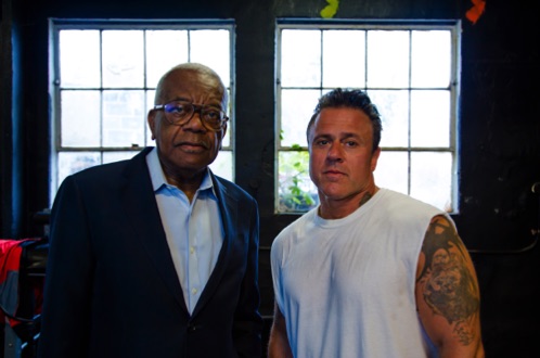 Sir Trevor McDonald with John Alite, hitman and Gambino associate. 