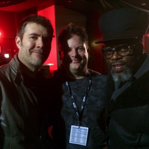 Backstage with Rhod Gilbert and Jazzy B, UK's Best Part Time Band
